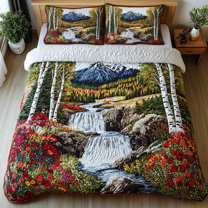 Mountain Falls Retreat 3-Piece Quilted Bedding Set