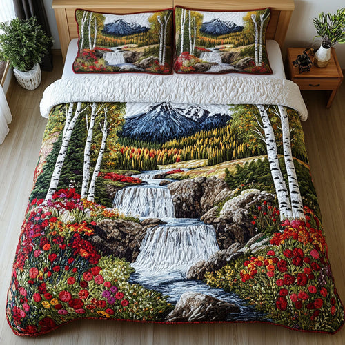 Mountain Falls Retreat 3-Piece Quilted Bedding Set