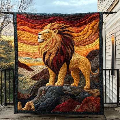 Mountain Monarch Quilted Blanket