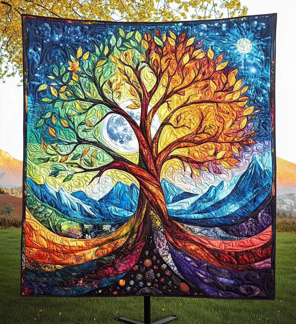 Mystic Meadow Quilted Blanket