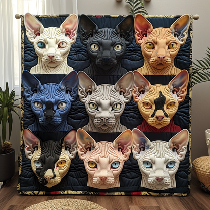 Mystic Paws Quilted Blanket