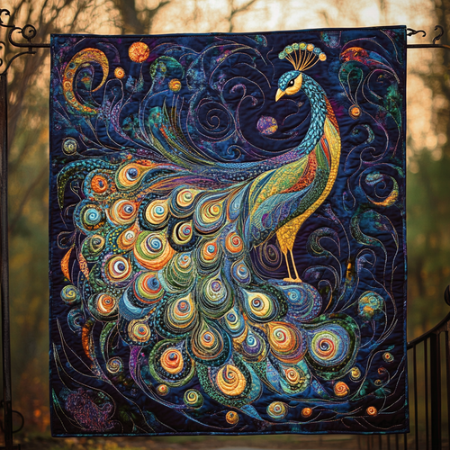 Mystical Allure Quilted Blanket