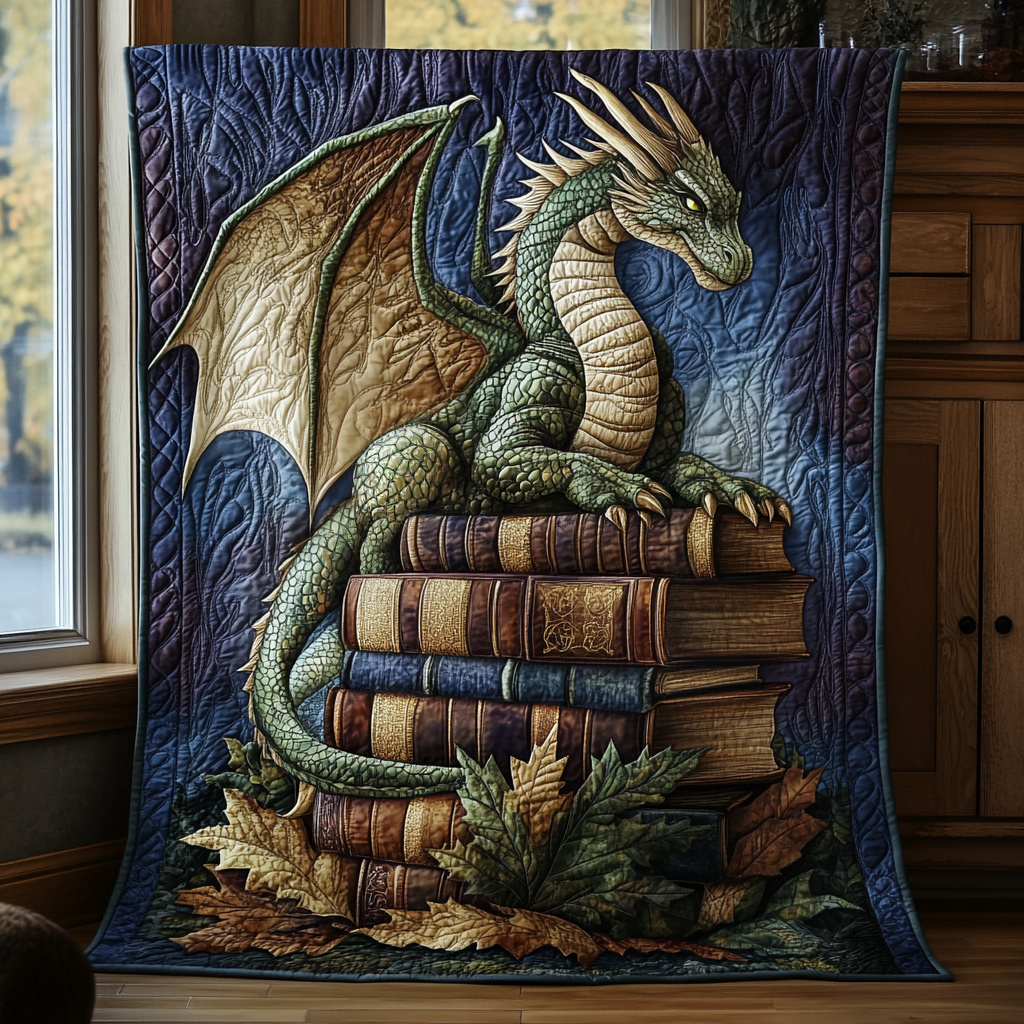 Mythic Mists Quilted Blanket
