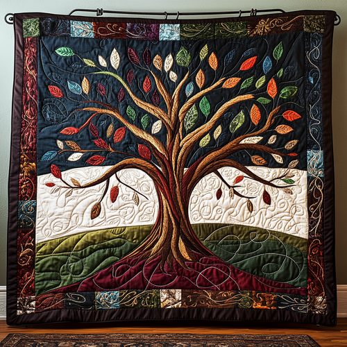 Nature Embrace Quilted Blanket
