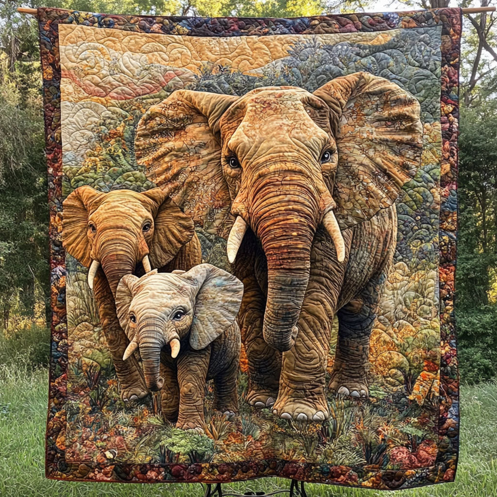 Nature Giants Quilted Blanket