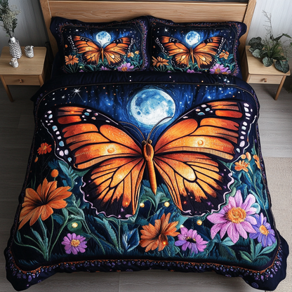 Nature Jewel 3-Piece Quilted Bedding Set