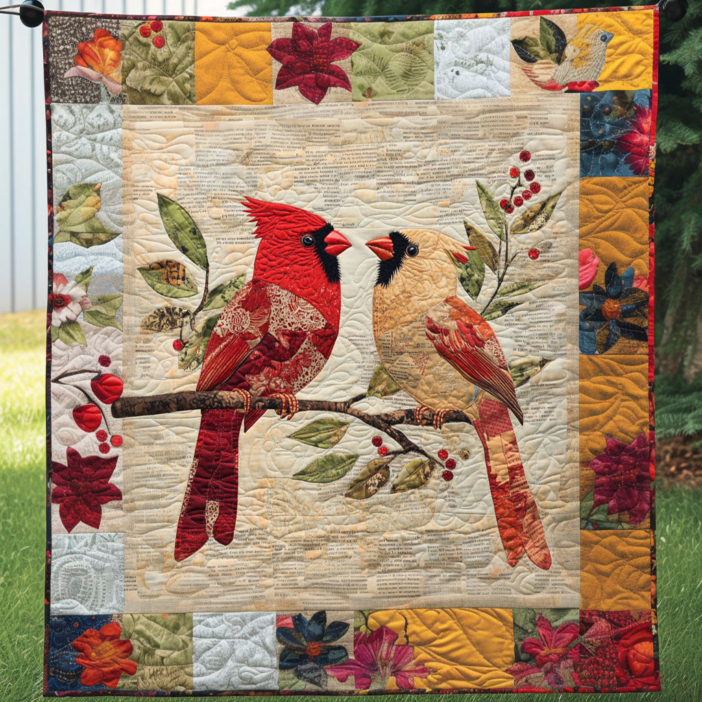Nature Romance Quilted Blanket