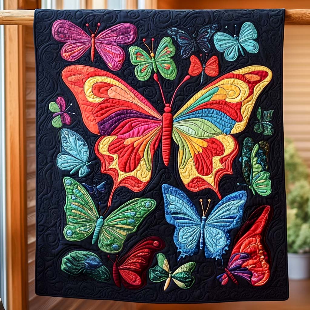 Nature's Dancer Quilted Blanket
