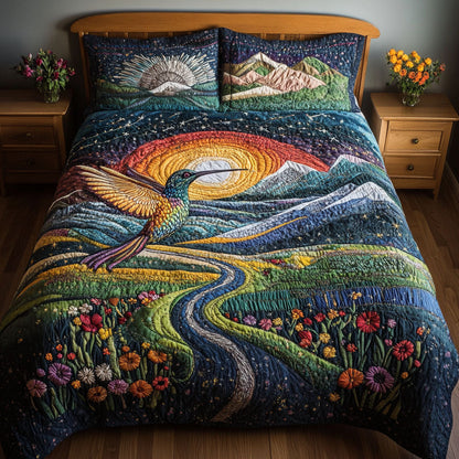Natures Spark 3-Piece Quilted Bedding Set