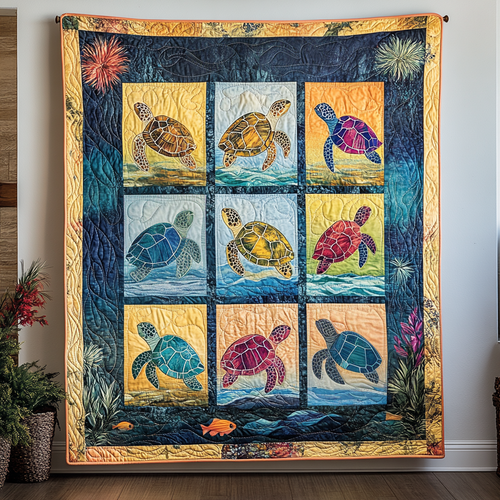 Nautical Haven Quilted Blanket
