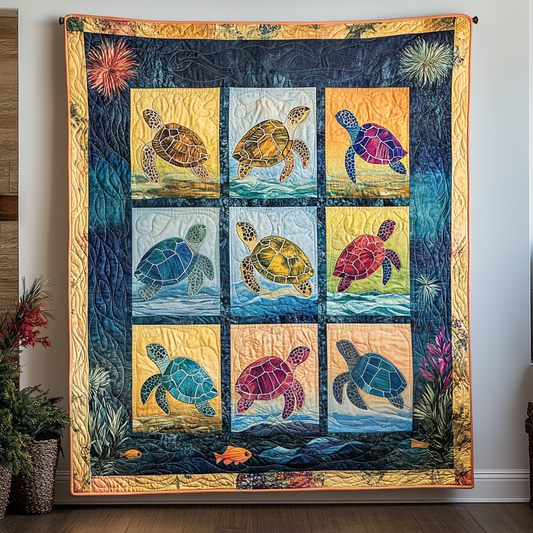 Nautical Haven Quilted Blanket