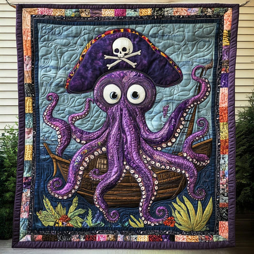 Nautical Legend Quilted Blanket