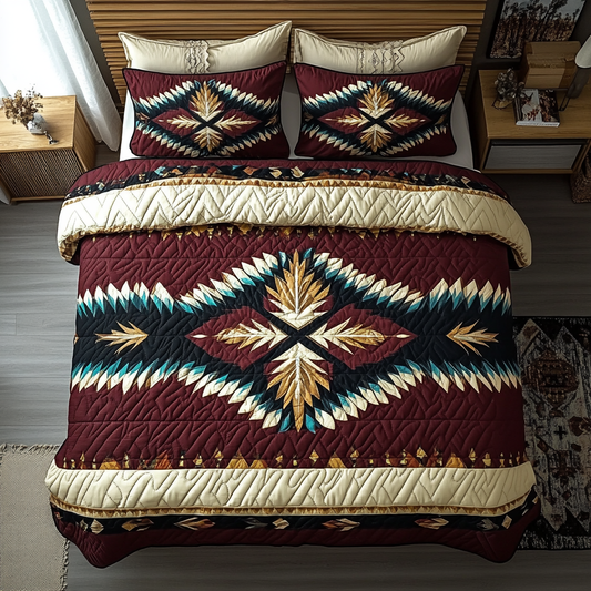 Navajo Nights 3-Piece Quilted Bedding Set