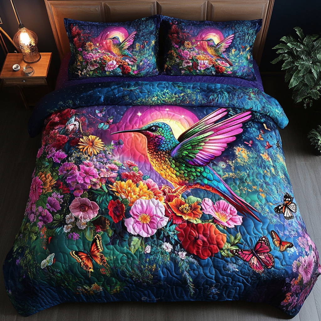 Nectar Dreams 3-Piece Quilted Bedding Set