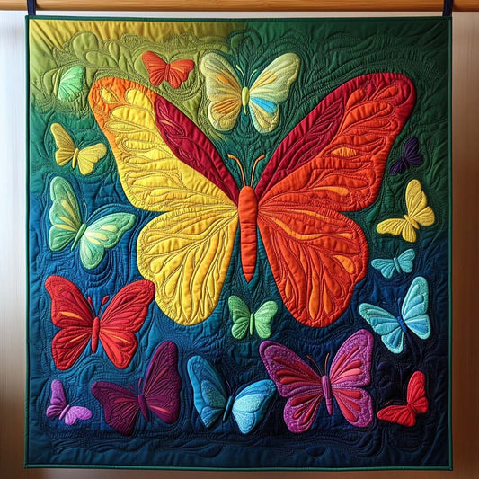 Night Flitter Quilted Blanket