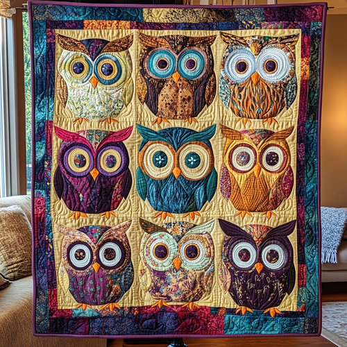 Night Gliders Quilted Blanket