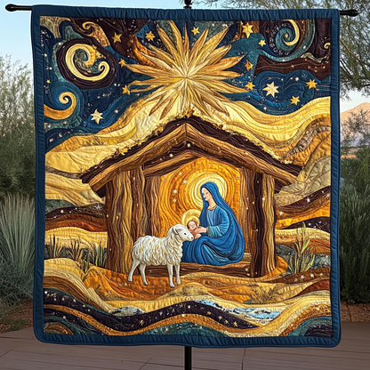 Night of Hope Quilted Blanket