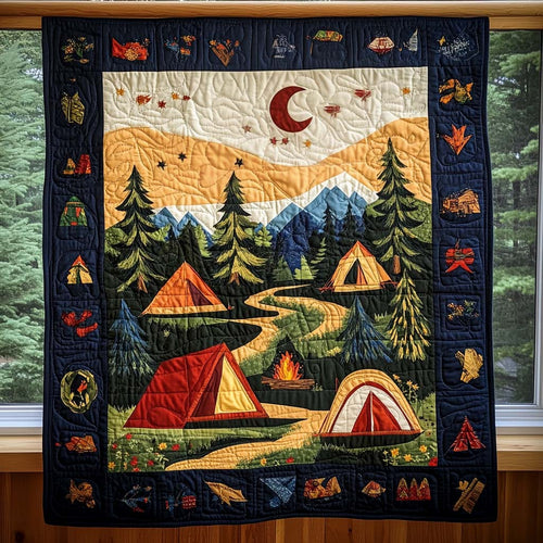 Nightfall Camp Quilted Blanket