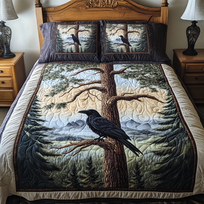 Nightfall Nest 3-Piece Quilted Bedding Set
