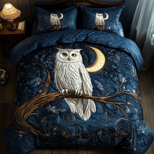 Nighttime Guardian 3-Piece Quilted Bedding Set