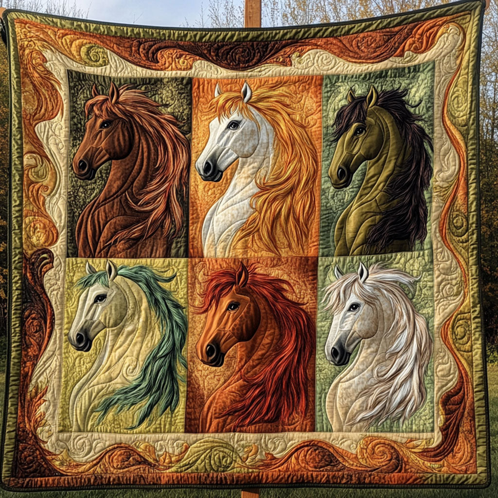 Noble Gallop Quilted Blanket