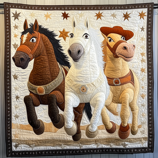 Noble Horse Quilted Blanket