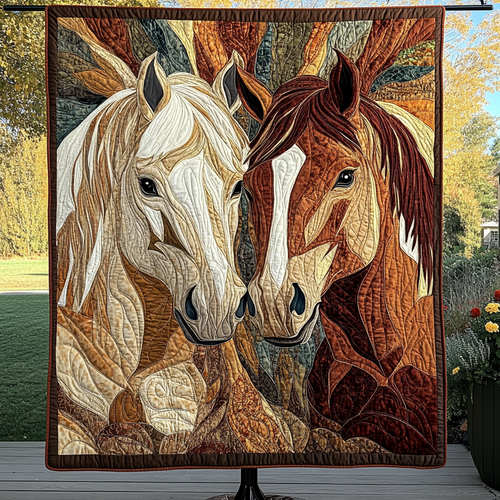 Noble Pair Quilted Blanket