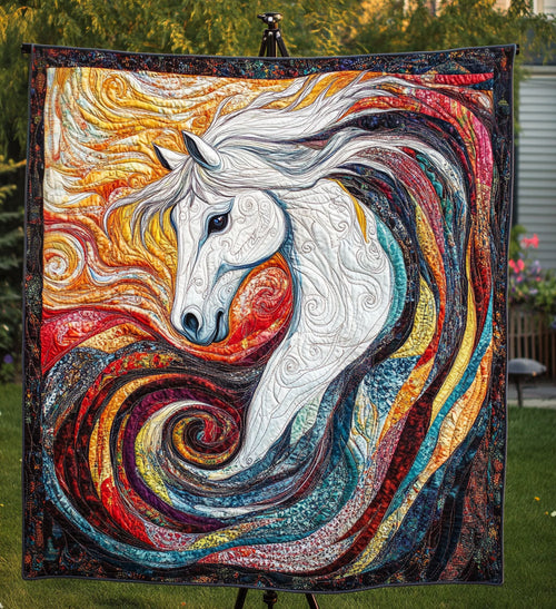 Noble Steed Quilted Blanket