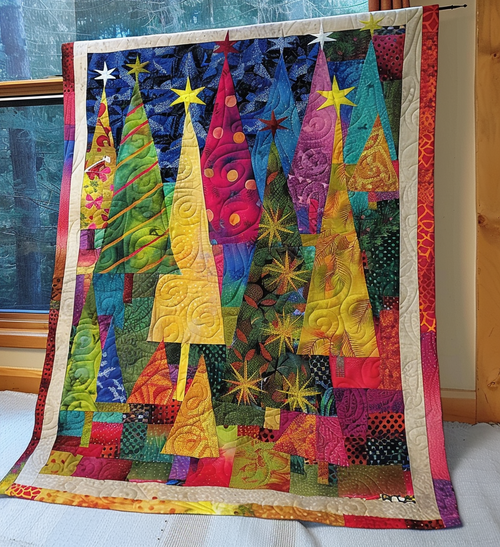 Noel Tree Quilted Blanket