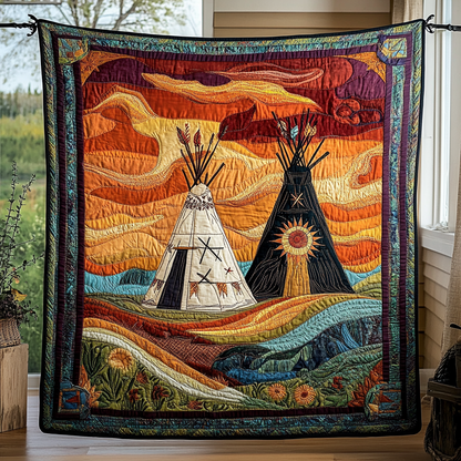 Nomadic Nights Quilted Blanket