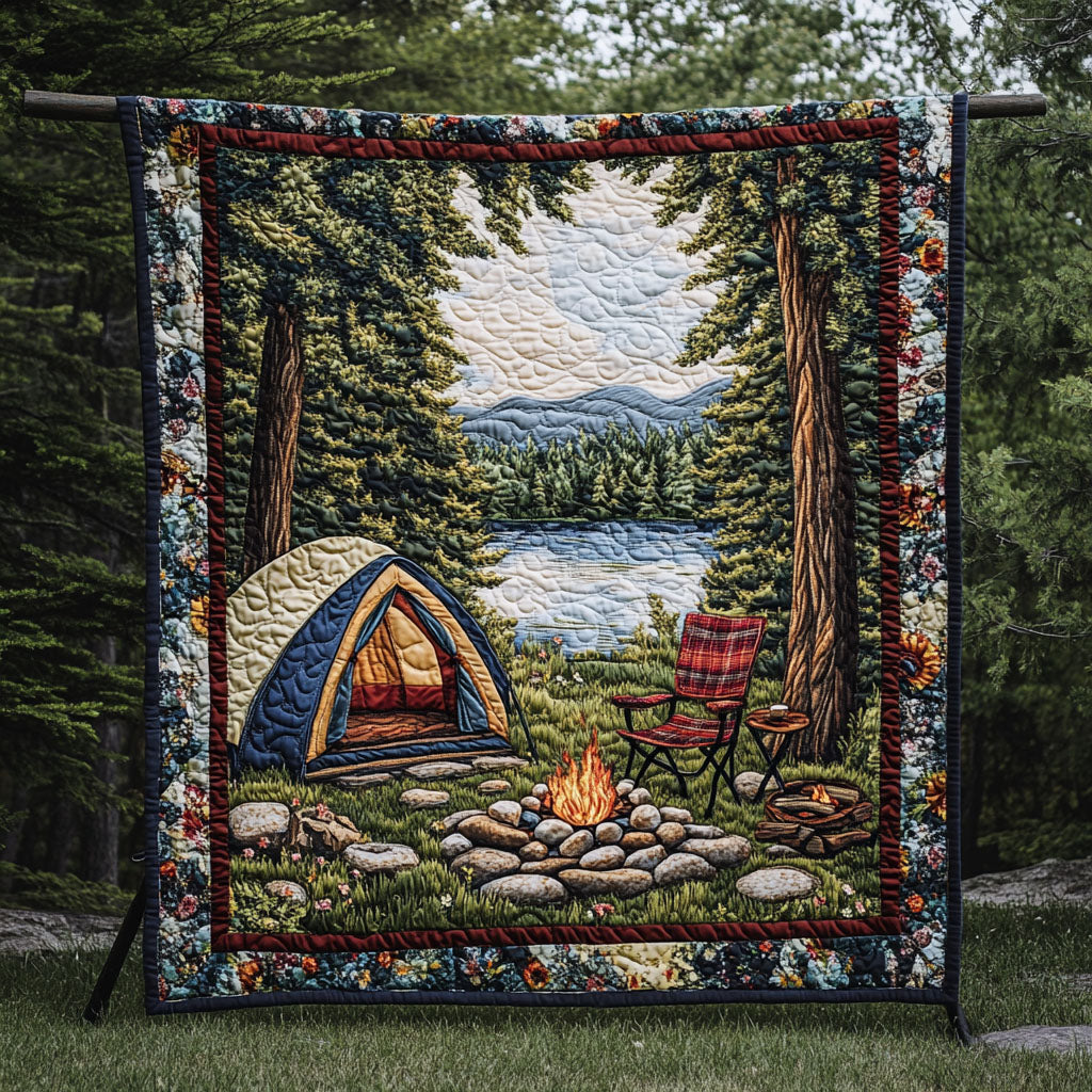 Nomads Escape Quilted Blanket