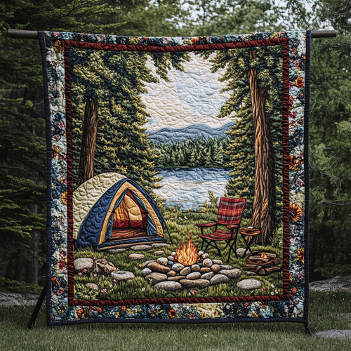 Nomads Escape Quilted Blanket