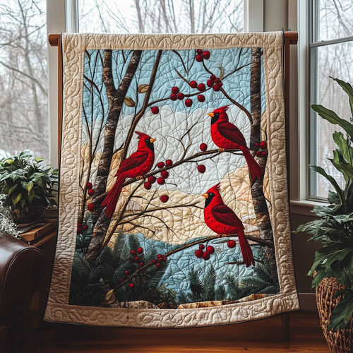 Northern Flame Quilted Blanket