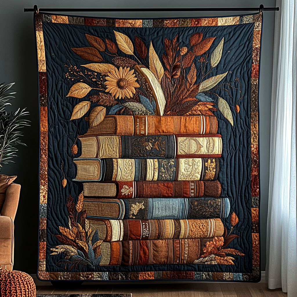 Novel Retreat Quilted Blanket