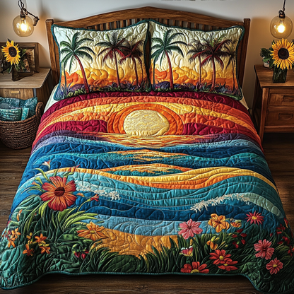 Ocean Dream 3-Piece Quilted Bedding Set