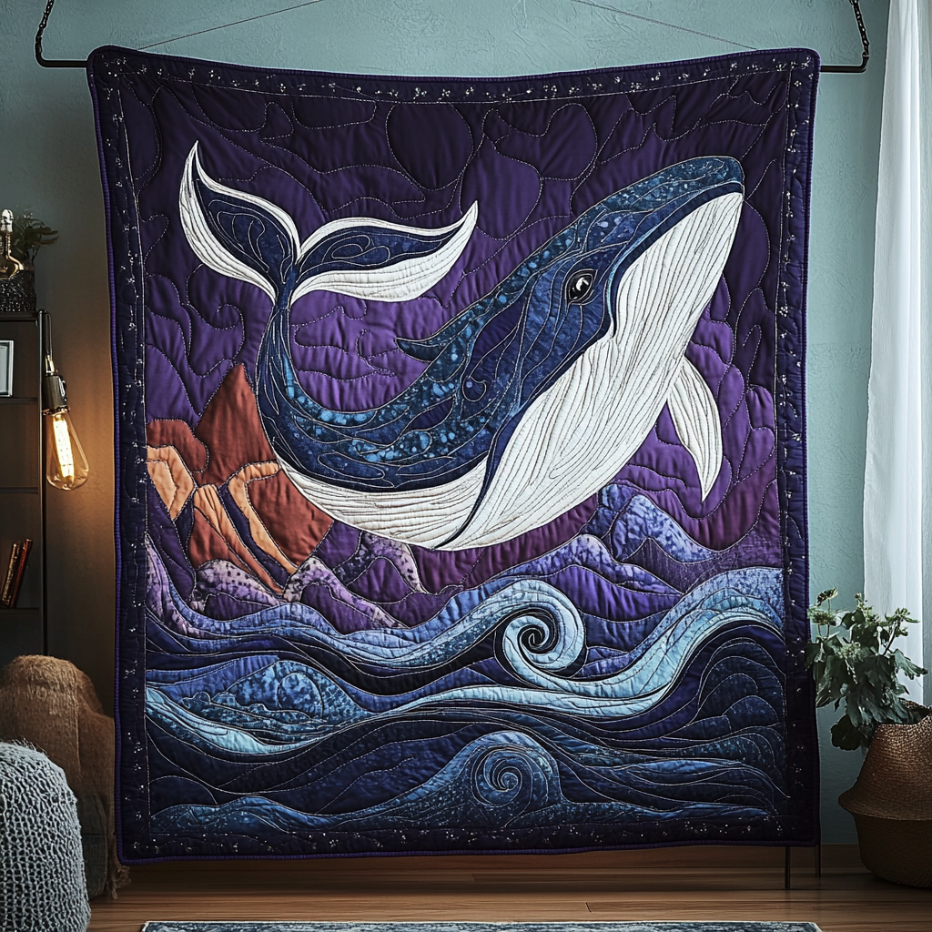 Ocean Giant Quilted Blanket