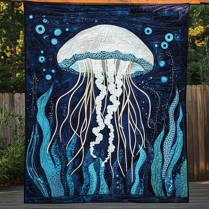 Oceanic Majesty Quilted Blanket