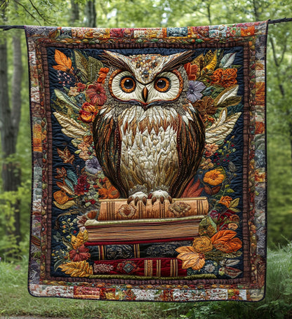 Owl Chapters Quilted Blanket