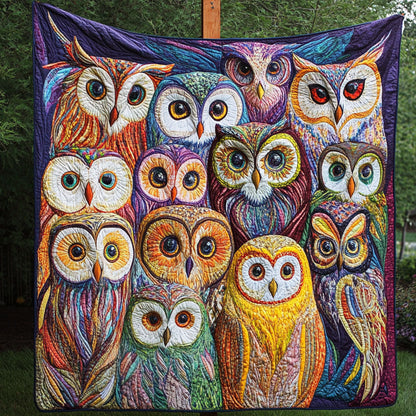 Owl Haven Quilted Blanket