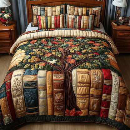 Page Peace 3-Piece Quilted Bedding Set