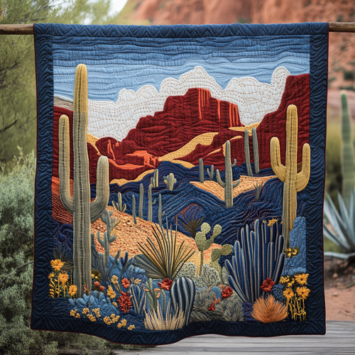 Painted Desert Quilted Blanket