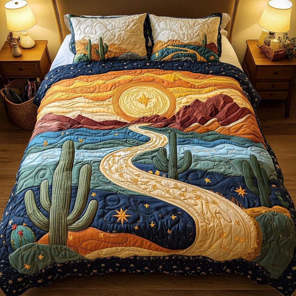 Painted Hills 3-Piece Quilted Bedding Set