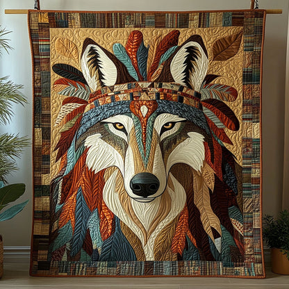 Painted Wilderness Quilted Blanket