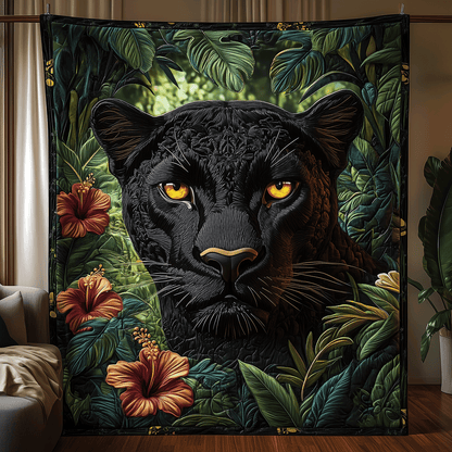 Panther Majesty Quilted Blanket