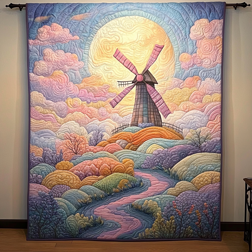 Pastoral Charm Quilted Blanket