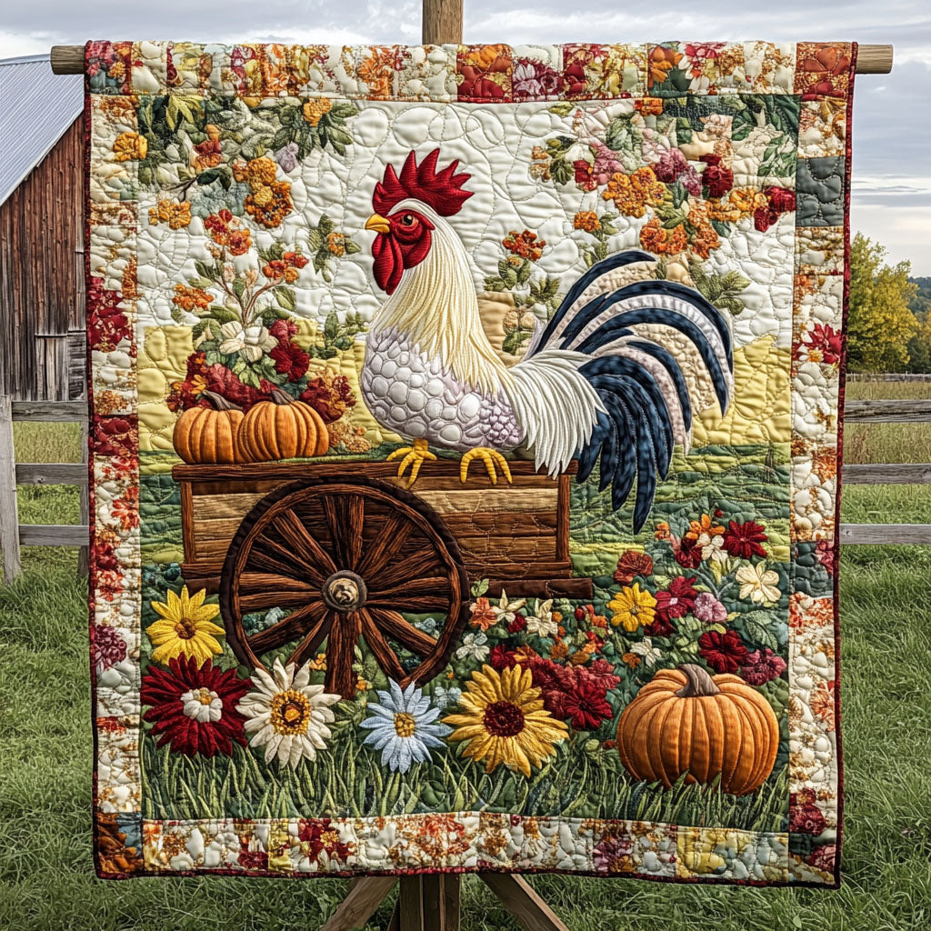 Pasture Sunshine Quilted Blanket