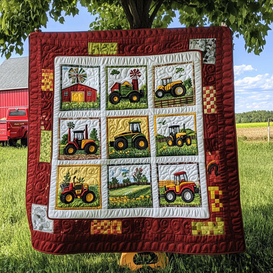 Pasture of Paradise Quilted Blanket