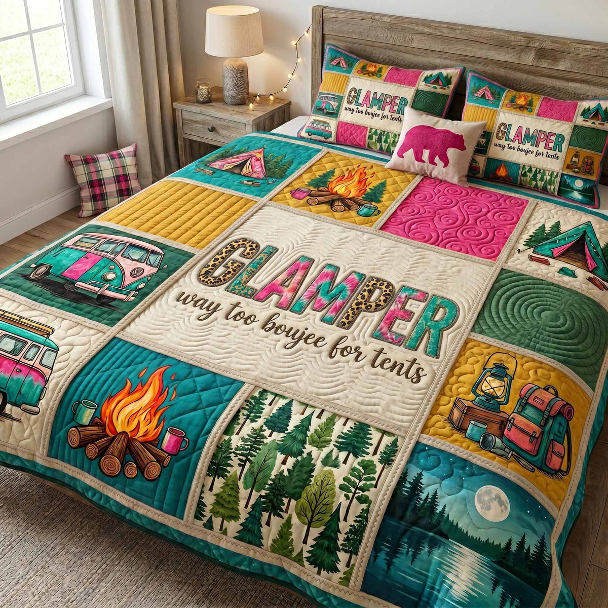 Patch Camper 3-Piece Quilted Bedding Set