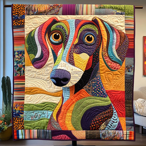 Patch of Companions Quilted Blanket