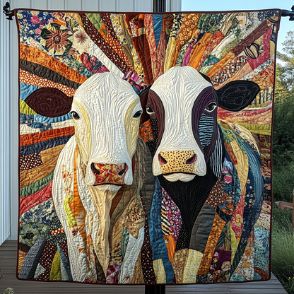 Patchwork Pair Quilted Blanket